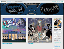 Tablet Screenshot of burnoneproject.bandcamp.com