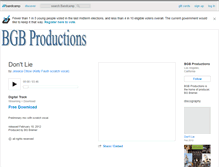 Tablet Screenshot of bgbproductions.bandcamp.com