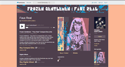 Desktop Screenshot of frozengentlemen.bandcamp.com