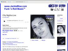 Tablet Screenshot of jackieblue.bandcamp.com