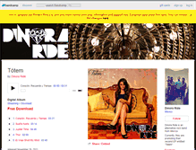 Tablet Screenshot of dinoraride.bandcamp.com