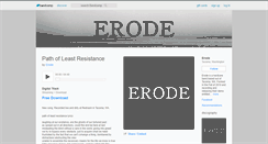 Desktop Screenshot of erode.bandcamp.com