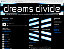 Tablet Screenshot of dreamsdivide.bandcamp.com