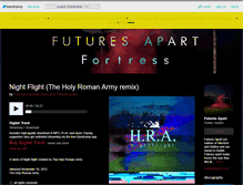 Tablet Screenshot of futuresapart.bandcamp.com