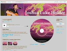 Tablet Screenshot of joshualukeholder.bandcamp.com