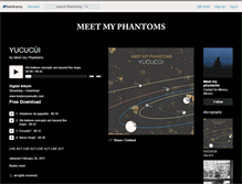 Tablet Screenshot of meetmyphantoms.bandcamp.com