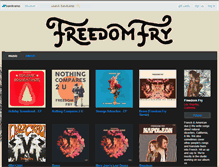 Tablet Screenshot of freedomfry.bandcamp.com
