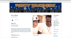 Desktop Screenshot of partykrashers.bandcamp.com