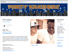 Tablet Screenshot of partykrashers.bandcamp.com