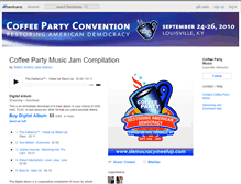 Tablet Screenshot of coffeepartymusic.bandcamp.com