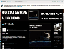 Tablet Screenshot of fourstardaydream.bandcamp.com