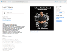 Tablet Screenshot of chosenthedisciple.bandcamp.com