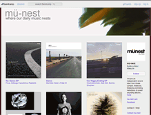Tablet Screenshot of mu-nest.bandcamp.com