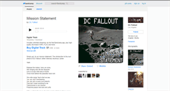 Desktop Screenshot of dcfallout.bandcamp.com