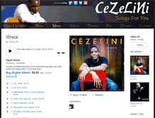 Tablet Screenshot of cezelini.bandcamp.com