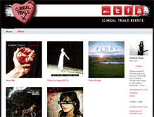 Tablet Screenshot of clinicaltrials.bandcamp.com