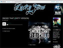 Tablet Screenshot of luckyzero.bandcamp.com