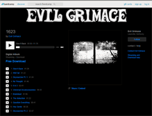 Tablet Screenshot of evilgrimace.bandcamp.com