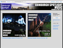 Tablet Screenshot of edinburghspotlight.bandcamp.com