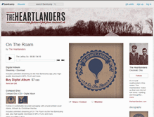 Tablet Screenshot of heartlanders.bandcamp.com