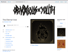 Tablet Screenshot of obnoxiousyouth.bandcamp.com