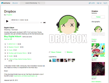 Tablet Screenshot of dropbox.bandcamp.com