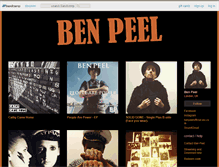Tablet Screenshot of benpeel.bandcamp.com