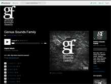 Tablet Screenshot of geniussoundsfamily.bandcamp.com