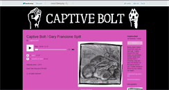 Desktop Screenshot of captiveboltvegan.bandcamp.com