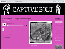 Tablet Screenshot of captiveboltvegan.bandcamp.com
