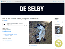 Tablet Screenshot of deselby.bandcamp.com