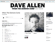 Tablet Screenshot of daveallen.bandcamp.com