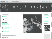 Tablet Screenshot of magicplaces.bandcamp.com