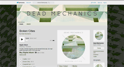 Desktop Screenshot of deadmechanics.bandcamp.com