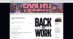 Desktop Screenshot of foolish.bandcamp.com