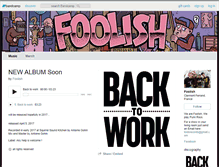 Tablet Screenshot of foolish.bandcamp.com