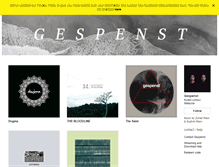 Tablet Screenshot of gespenst.bandcamp.com