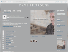 Tablet Screenshot of davebilbrough.bandcamp.com