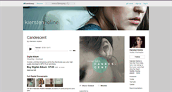 Desktop Screenshot of kierstenholine.bandcamp.com