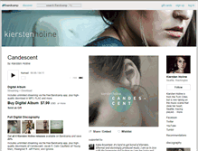 Tablet Screenshot of kierstenholine.bandcamp.com