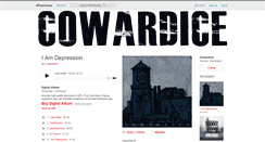 Desktop Screenshot of cowardice.bandcamp.com