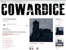 Tablet Screenshot of cowardice.bandcamp.com