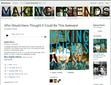 Tablet Screenshot of makingfriends.bandcamp.com