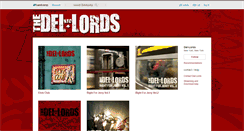 Desktop Screenshot of del-lords.bandcamp.com