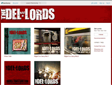 Tablet Screenshot of del-lords.bandcamp.com