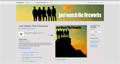 Desktop Screenshot of justwatchthefireworks.bandcamp.com