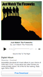 Mobile Screenshot of justwatchthefireworks.bandcamp.com