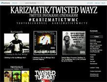 Tablet Screenshot of karizmatiktwistedwayz.bandcamp.com