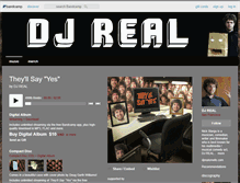 Tablet Screenshot of djreal.bandcamp.com