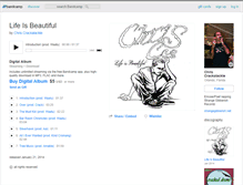 Tablet Screenshot of chriscrackalackle.bandcamp.com